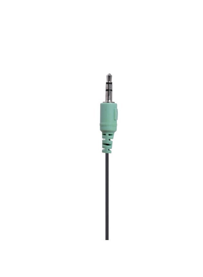 2B Converter audio from smart phone 3.5 mm socket Female to two socket PC (Mic + Headphone) Male - CV498 - Black - Image 2